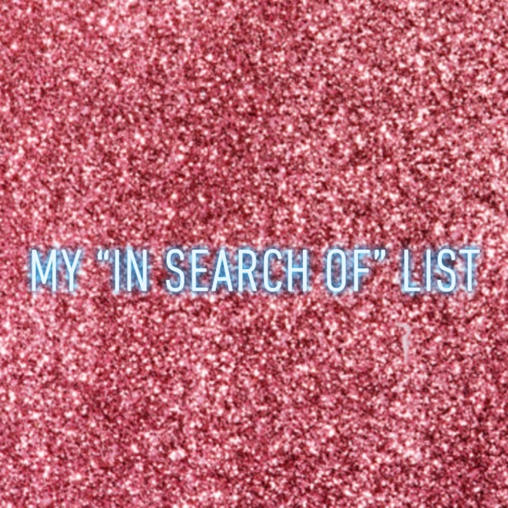 My ISO LIST (Trade/Partial Trade wish list)❤️❤️